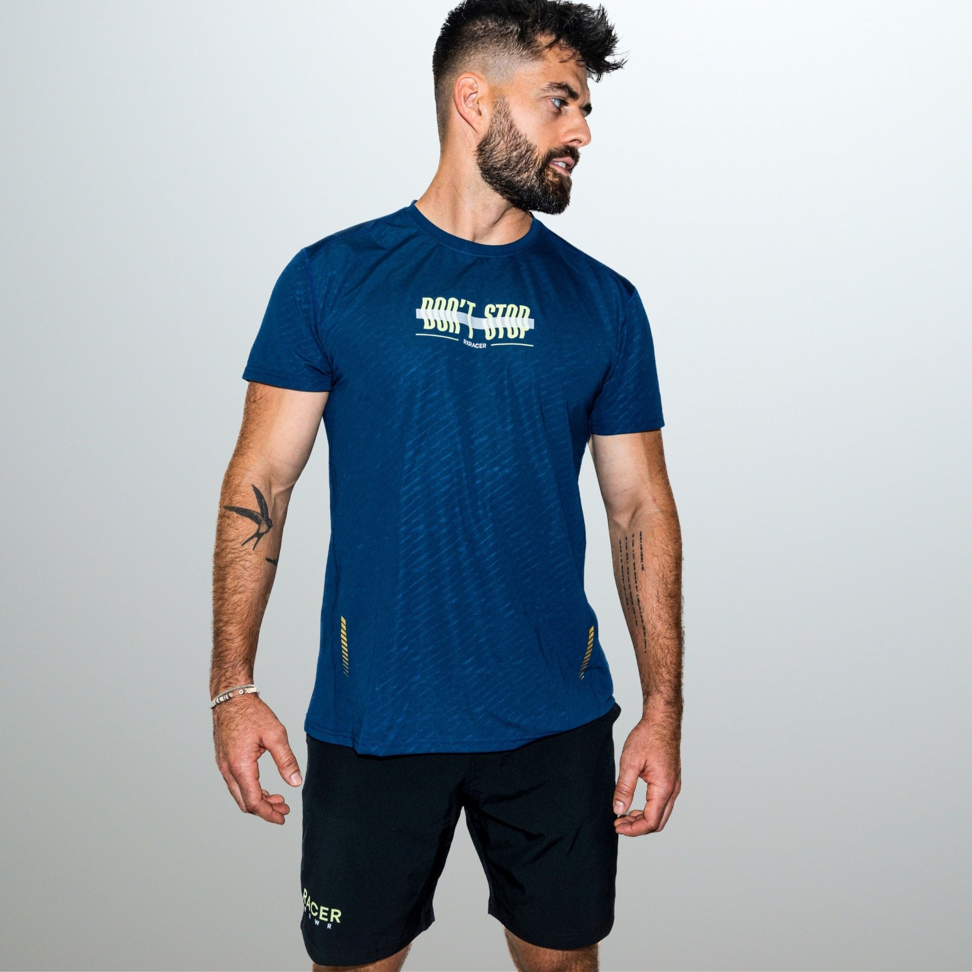 MEN'S RACER T-SHIRT Bleu navy S